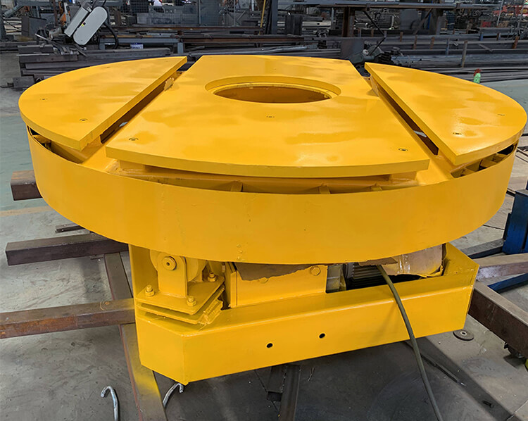 Industrial Heavy Load Rail Car Turntable Transfer Cart For Plant